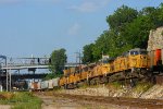 Southbound UP Empty Grain Train